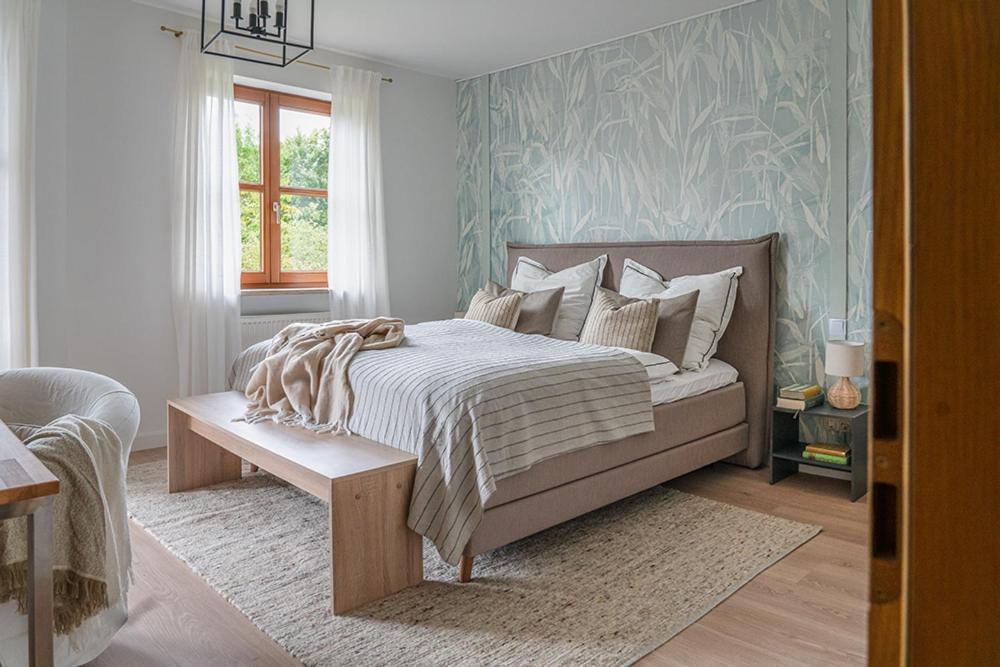 Stilvolle Seewohnung In Utting Утинг ам Амерзее Екстериор снимка